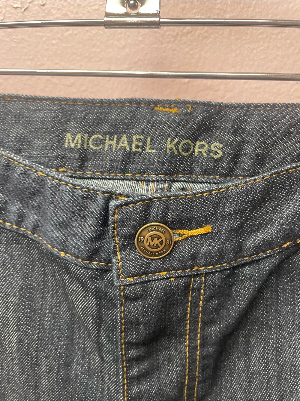 Michael Kors Womens Dark Blue Bootcut Jeans - Picture 4 of 9